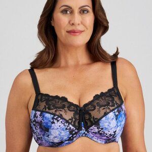 Fayreform Wild Violet Underwire Bra Size 36DD
